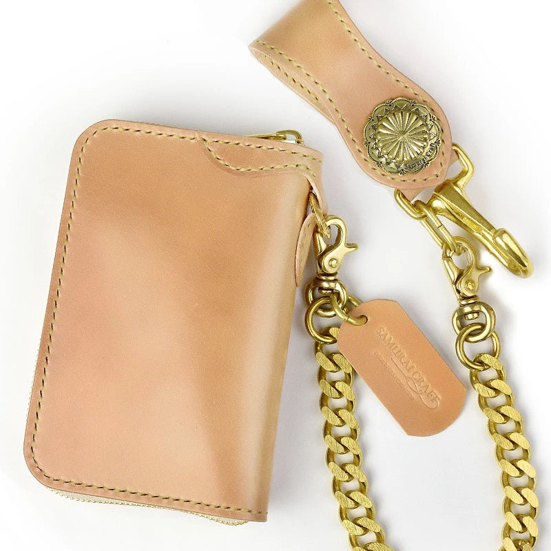 サムライクラフト】 ラウンドファスナー ミドルウォレット タイプ3