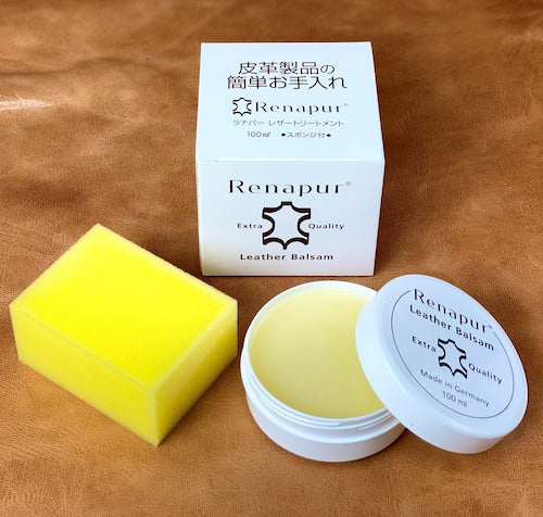Renapur ラナパー 保革 ワックス 100ml スポンジ付き