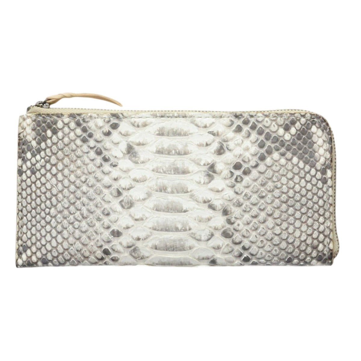 サムライクラフト Lファスナー ロングウォレット ダイヤモンドパイソン バックカット マット加工