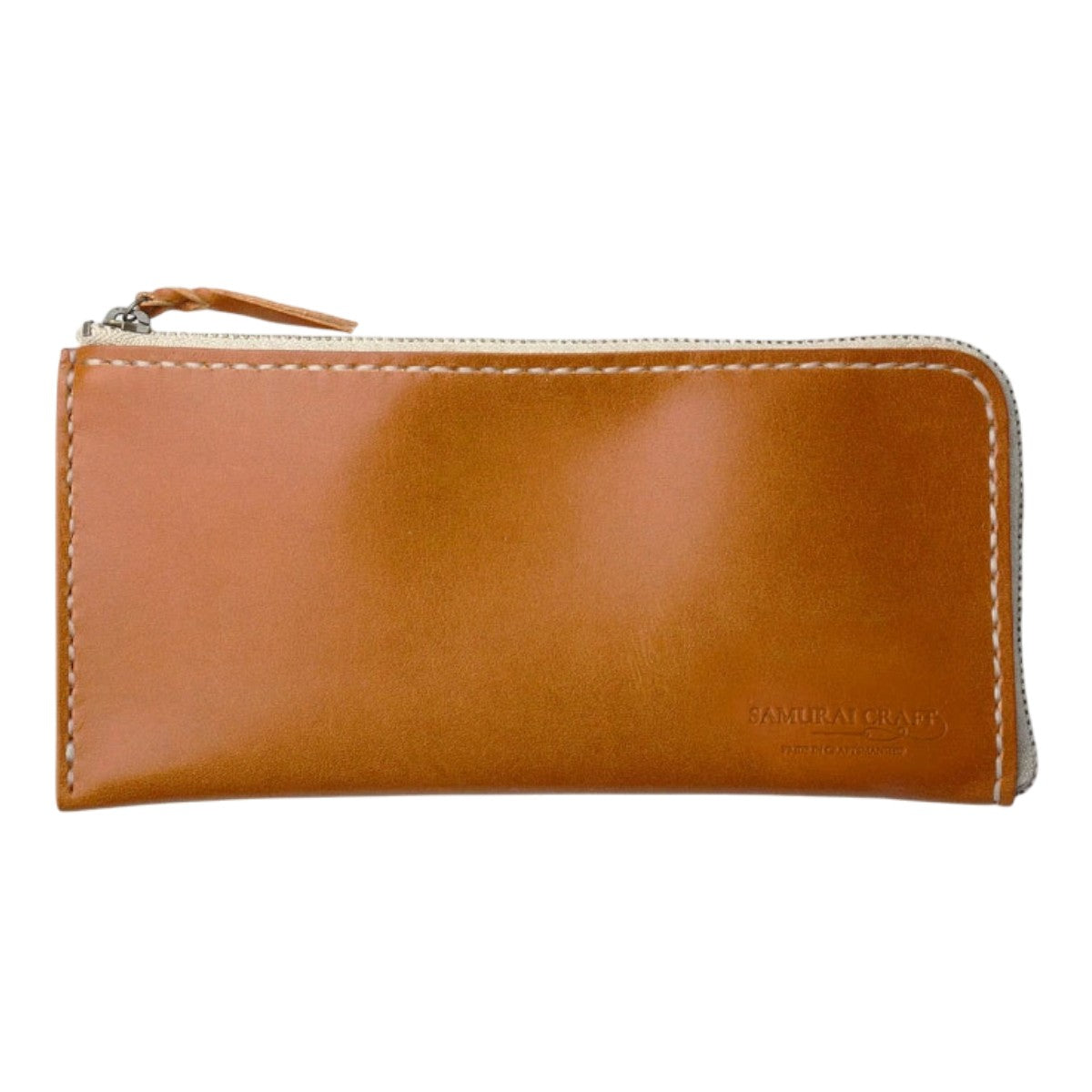 サムライクラフト Lファスナー ロングウォレット サドルレザー オイルレザー