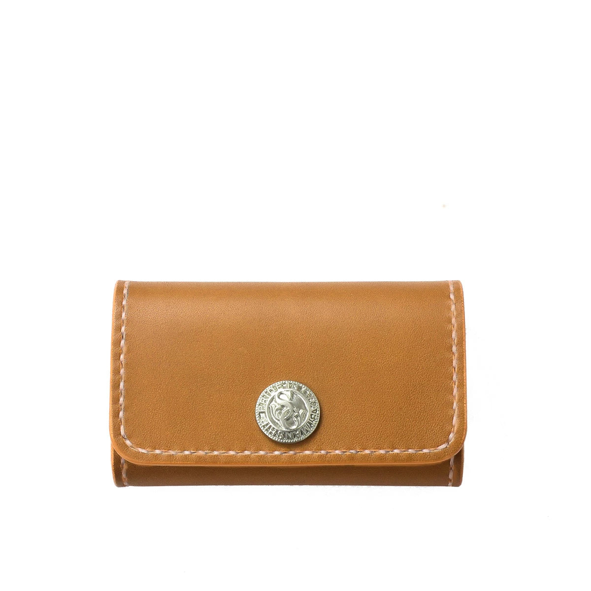 サムライクラフト B-15D ボックス 2段 名刺入れ カードケース 2ポケット コンチョ付き サドル オイル