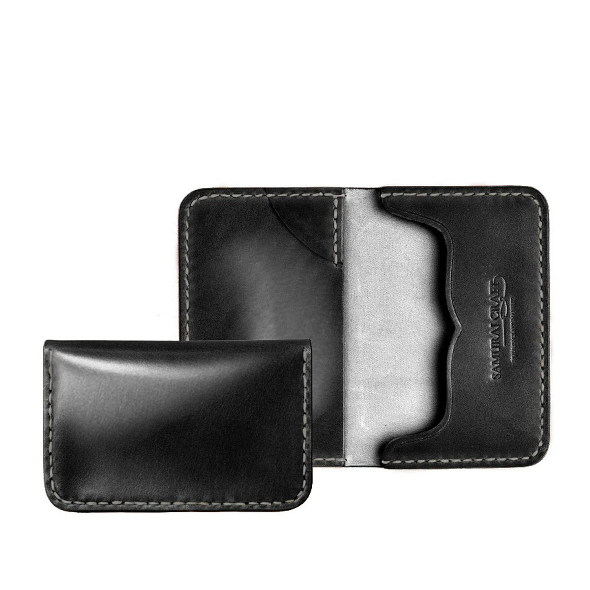 サムライクラフト ジョッター付き名刺入れ 角丸 カードケース コードバン