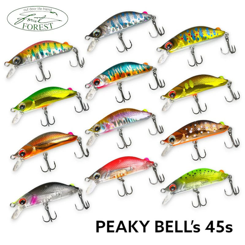 フォレスト peaky BELL's ピーキー ベルズ 45S 5g バーサタイルミノー