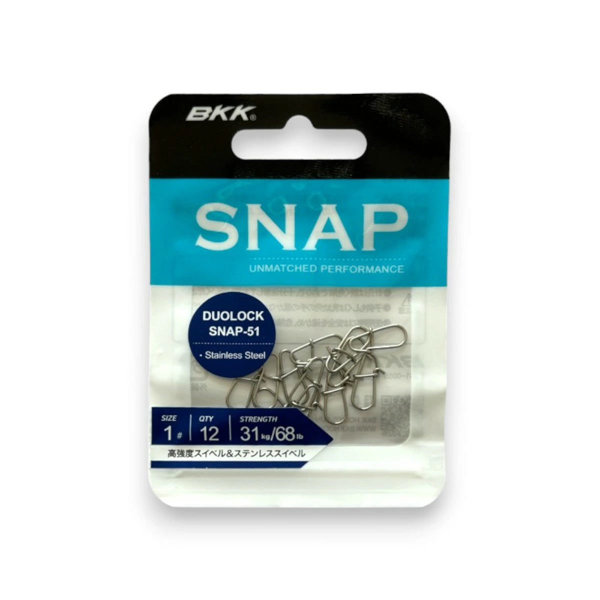 【BKK】 ビーケーケー DUOLOCK SNAP SWIVEL-51 デュオロックスナップ bkk-dls-51