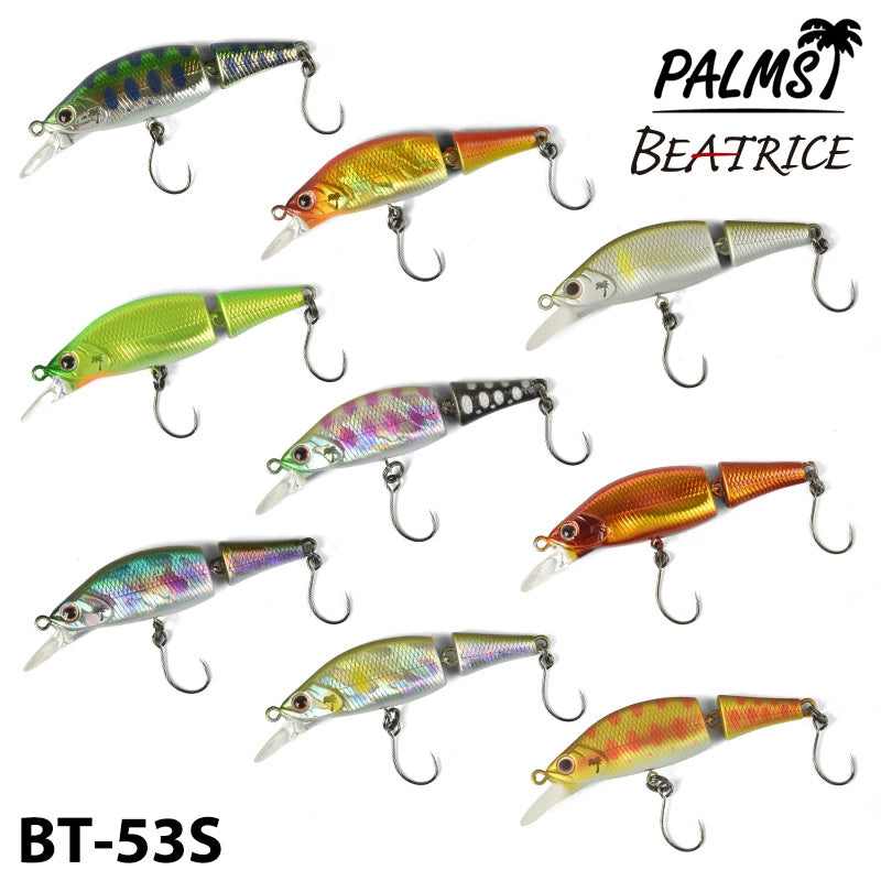 パームス ベアトリス 53S 3本セット ミノー PALMS BEATRICE パームス BEATRIS ベアトリス セパレートミノー 53mm 5.1g シンキング