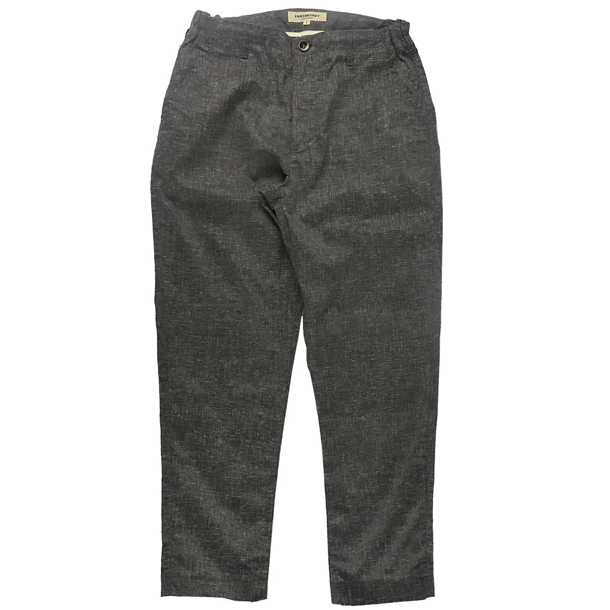FOB FACTORY F0488 EASY PANTS イージーパンツ SOLOTEX ソロテックス キャンバス リネン テーパード 日本製