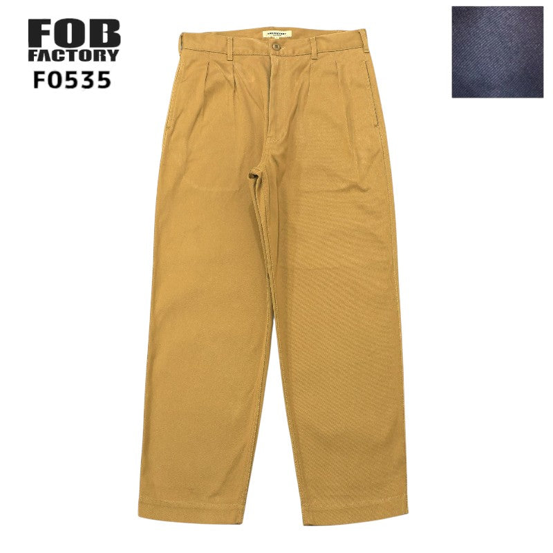 FOB FACTORY F0535 CLASSIC TROUSERS クラシックトラウザー ワイド