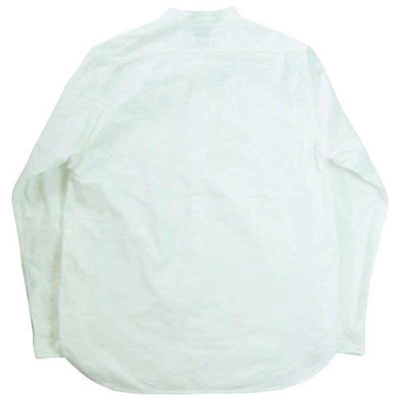 FOB FACTORY エフオービーファクトリー F3429 BAND COLLAR SHIRT バンドカラーシャツ