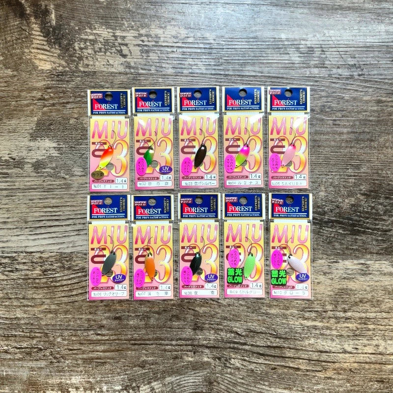 【FOREST】 フォレスト MIU ネイティブ 1.4g 第23弾カラー GLOW グロー 限定 ルアー forest-miu-14-23-g