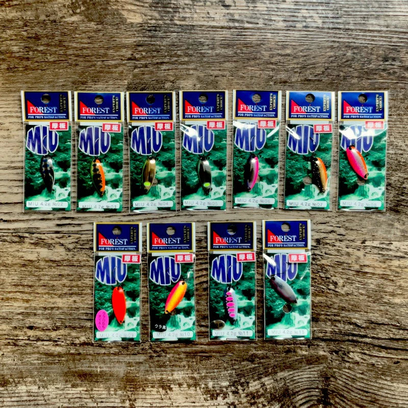 【FOREST】 フォレスト MIU ネイティブ 4.2g 厚板 ルアー スプーン ネイティブルアー