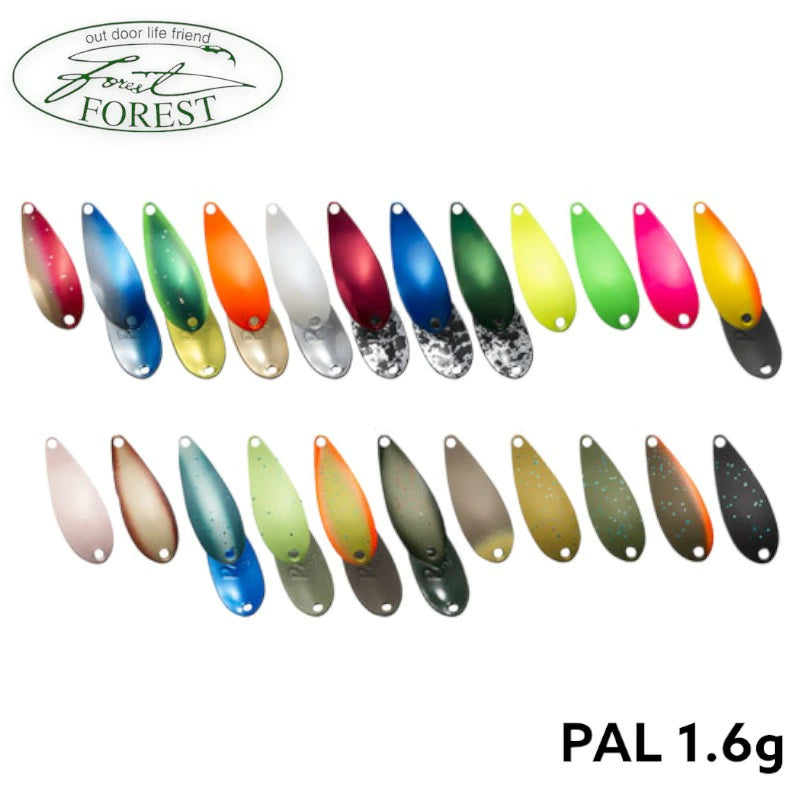 フォレスト ＰＡＬ パルスプーン１.６ｇ ６３個セット フォレスト PAL パル 1.6g ルアー スプーン エリア fr-pal-16