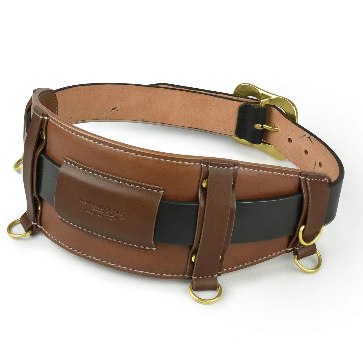 サムライクラフト ウェーディングベルト ショートサイズ 厚革ヌメ