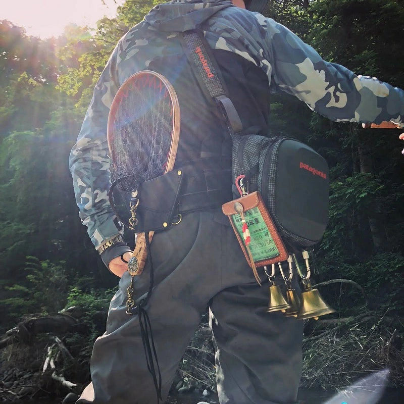 サムライクラフト ランディングネット ホルスター シェリダンスタイルカービング