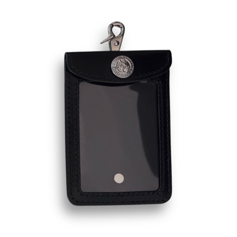 サムライクラフト 年券ホルダー クリア窓付き - ブラック