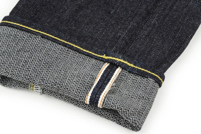 graphzero GZ-16SL-02 16oz ヘリンボーン スリム ジーンズ OW インディゴ デニム ワンウォッシュ セルビッチ パンツ コットン 日本製 HEART MADE BASE ハートメードベース