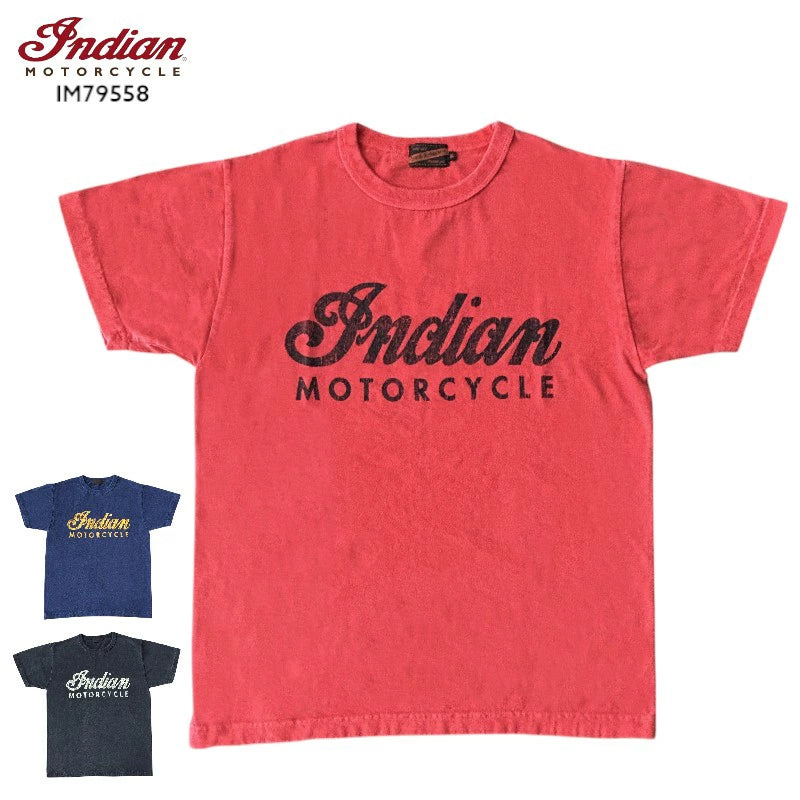 インディアンモーターサイクル IM79558 スクリプトロゴ Tシャツ インディアンモーターサイクル IM79558 スクリプトロゴ Tシャツ