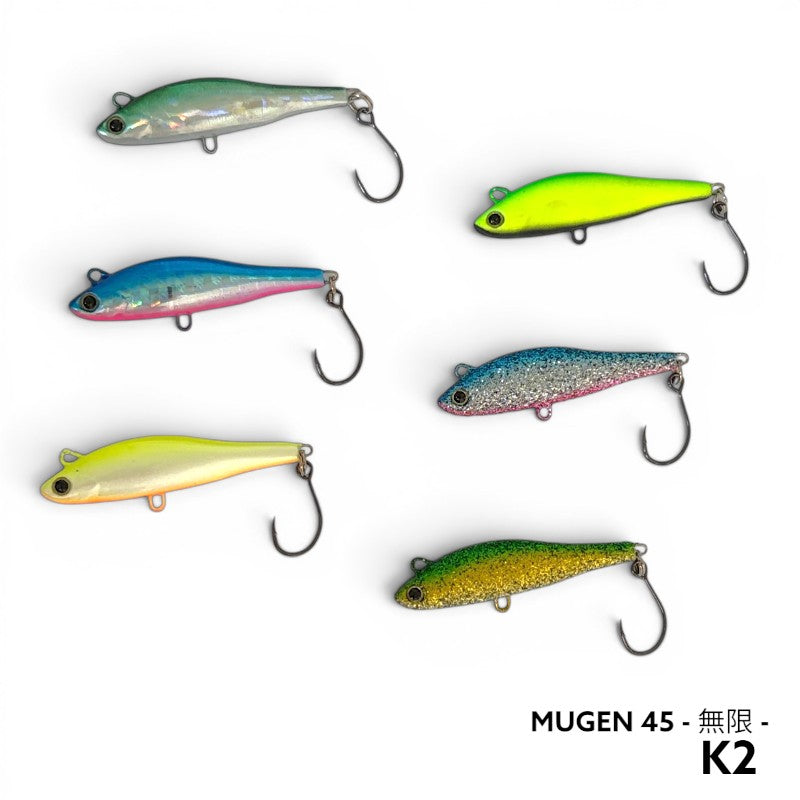 K2 無限ルアー 45mm 8g K2 ケーツー 無限 MUGEN 45mm 8g シンキング ハイブリッドルアー