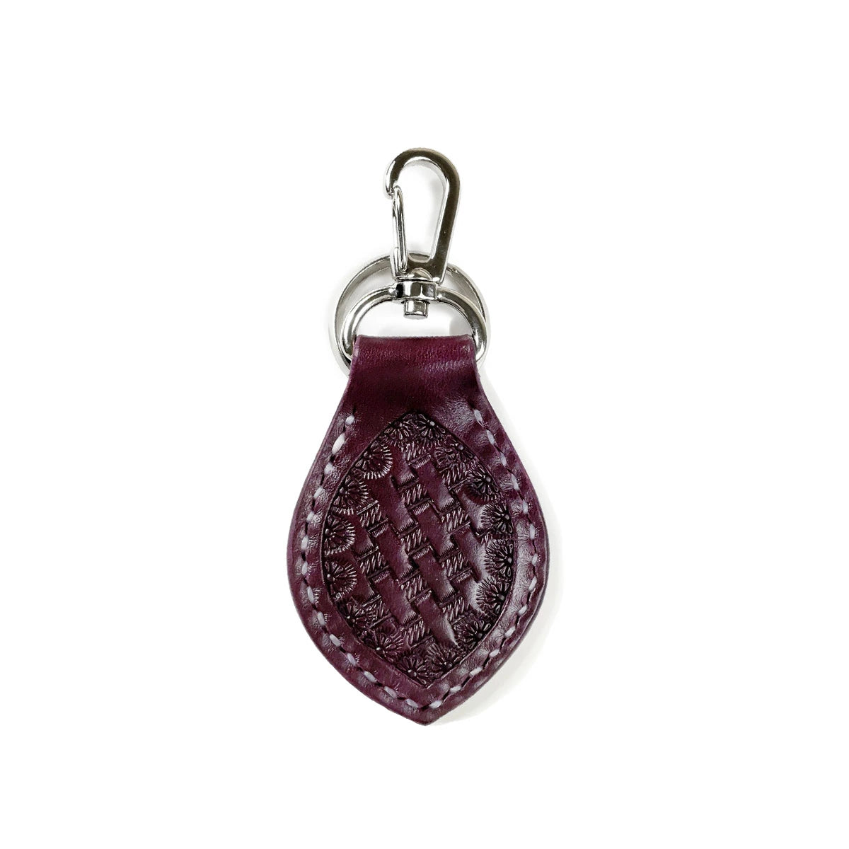 サムライクラフト レザーキーリング キーホルダー ルガトショルダー バスケットウィーブ