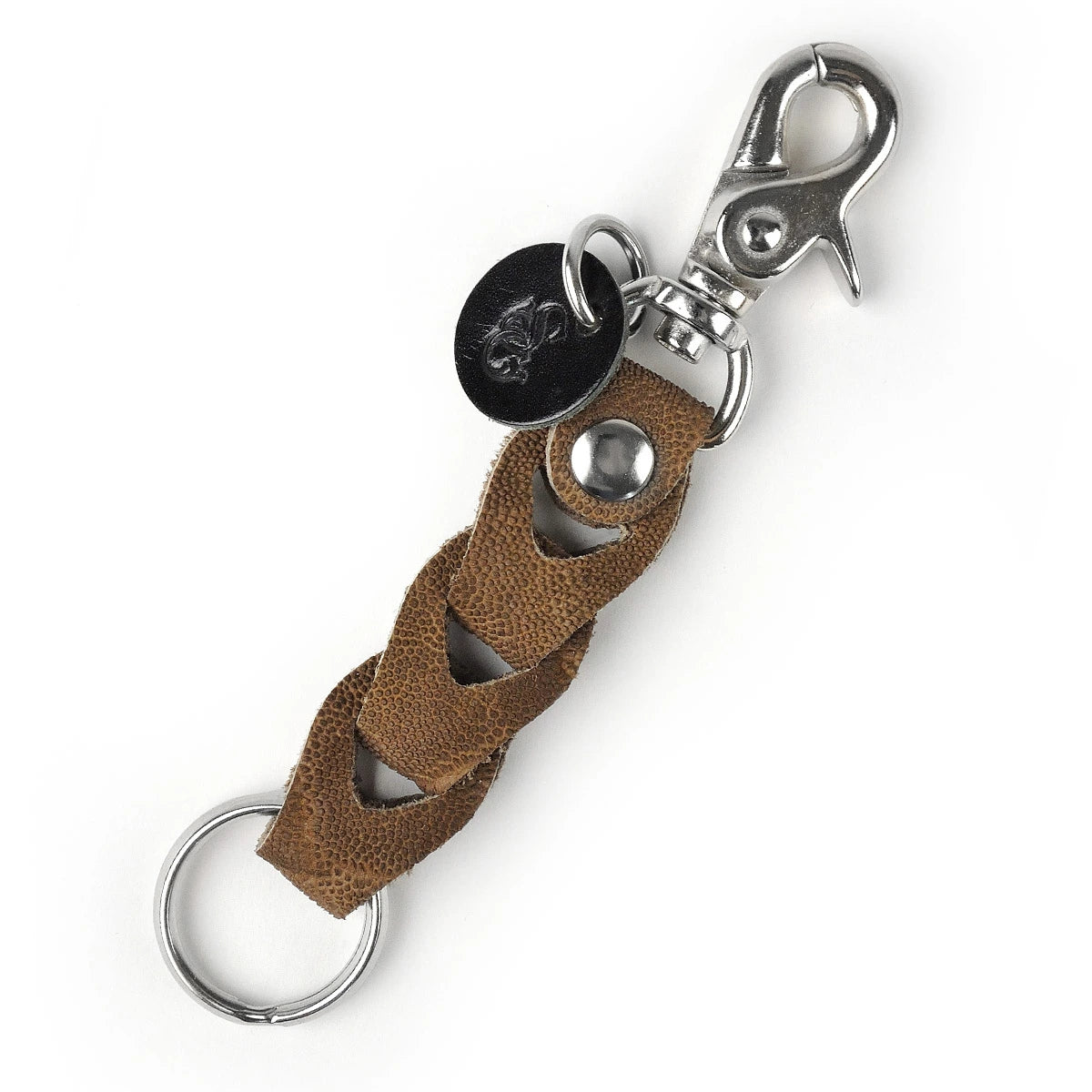 サムライクラフト レザーチェーンキーリング キーホルダー エレファントスキン