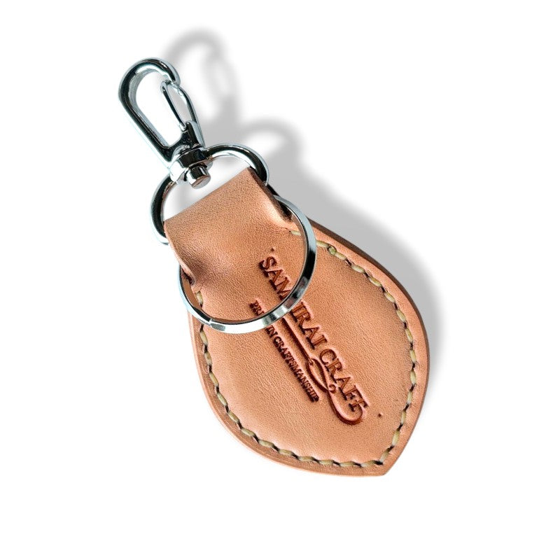 サムライクラフト レザーキーリング 羽刻(はねきざみ)-Crafted for One-