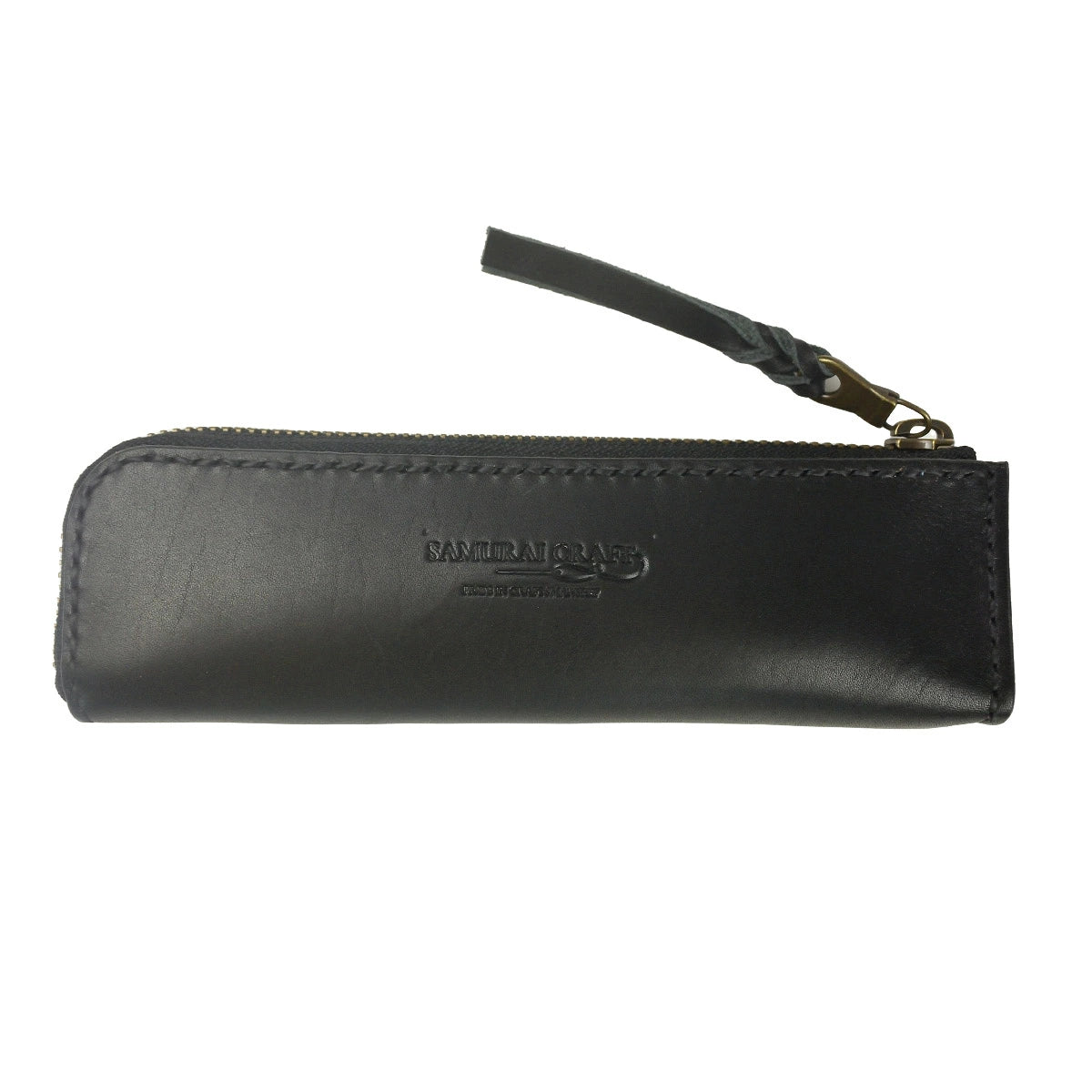 サムライクラフト Lファスナーペンケース 筆入れ ファスナータイプ サドルレザー オイルレザー