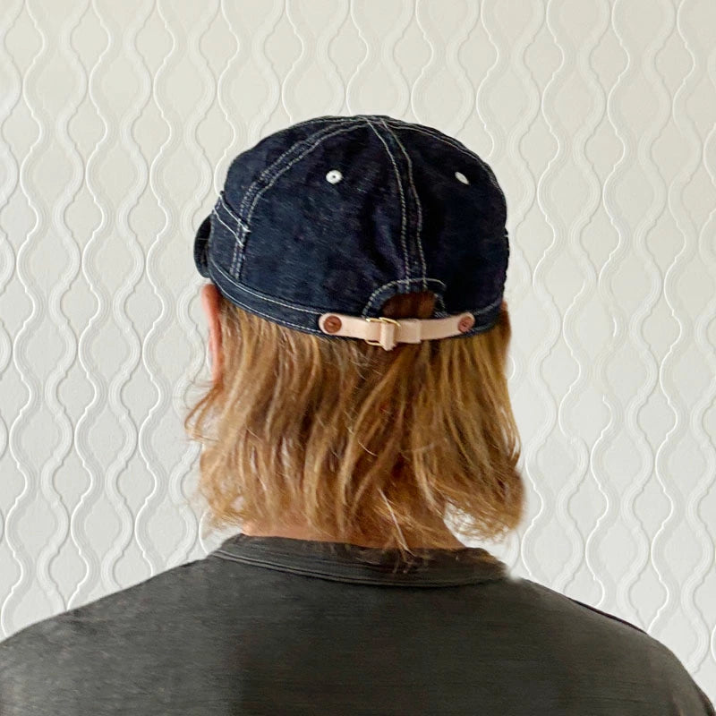 BIGEVI'S ビッグイーバイス MK-S インディゴ デニム ワークキャップ サングラス ショートループホールド