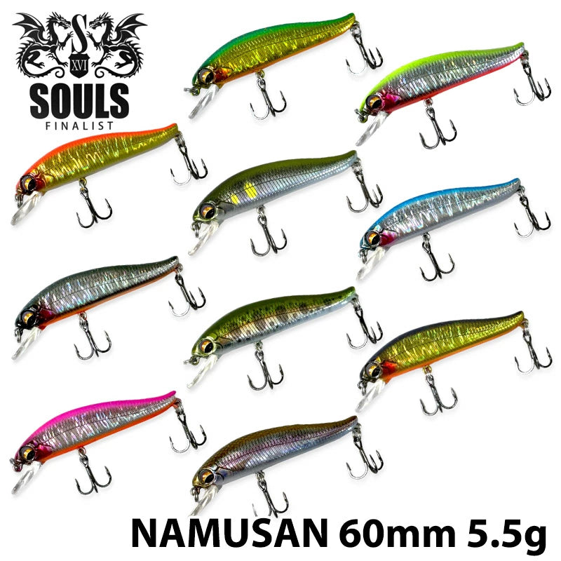 ソウルズ NAMUSAN6 ナムサン6 60mm シンキング ルアー – SamuraiCraft