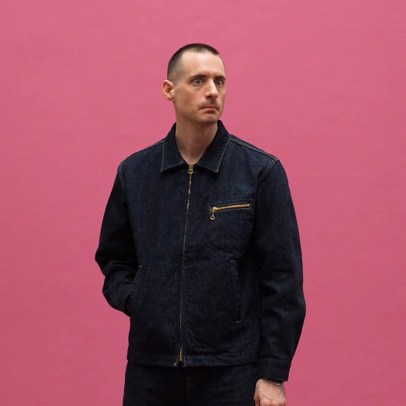 オルゲイユ OR-402 Tailor Denim Zip Jacket テーラーデニムジップジャケット ワンウォッシュ