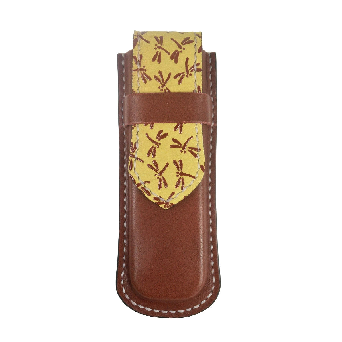 サムライクラフト ペンケース 拵(こしらえ) ペン鞘 筆入れ 印伝 サドルベーシック オイルレザー