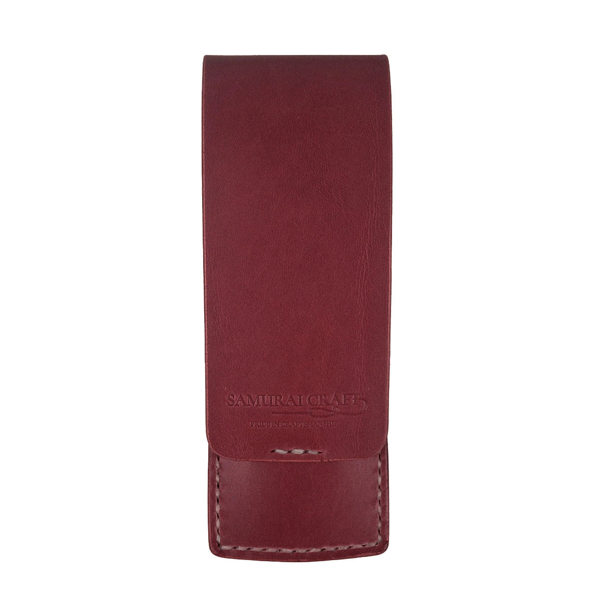 サムライクラフト 2本挿しペンケース ペンシース 縦型ペンケース 筆入れ シンプル サドルレザー オイルレザー