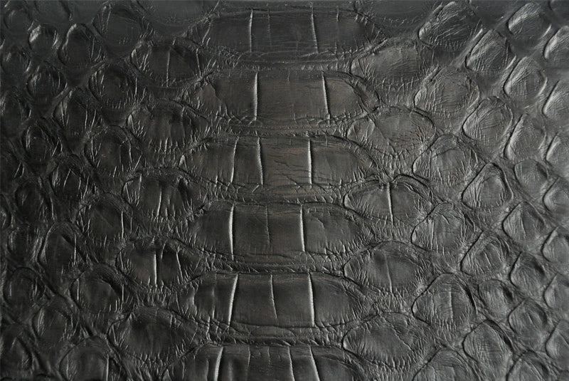 サムライクラフト ラウンドファスナー タイプ2 ダイヤモンドパイソン バックカット マット加工 ブラック ウォレットチェーン対応