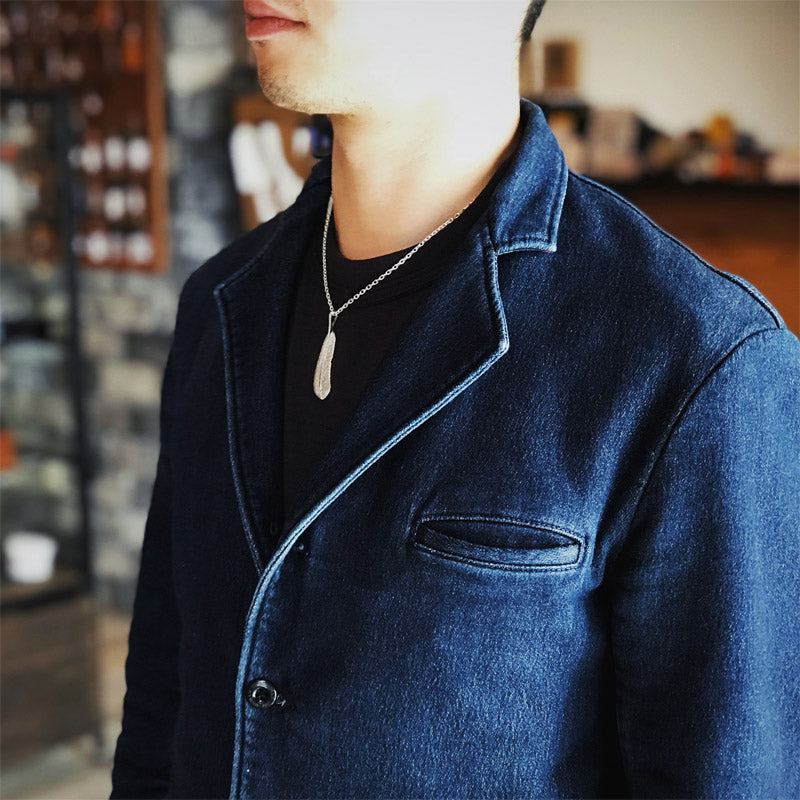 サムライクラフト ペンダントトップ フェザー SV950