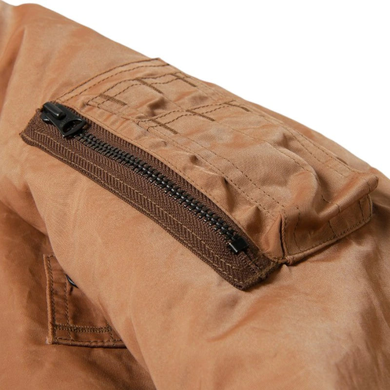 Studio D'artisan ステュディオダルチザン 4599 柿渋染め MA-1 ジャケット