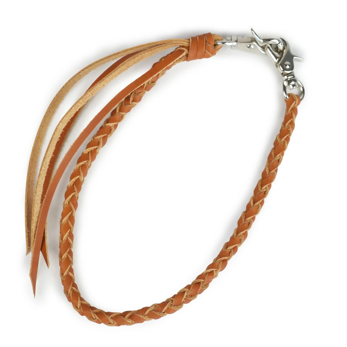 サムライクラフト ウォレットチェーン 4本編み サドルレザー オイルレザー