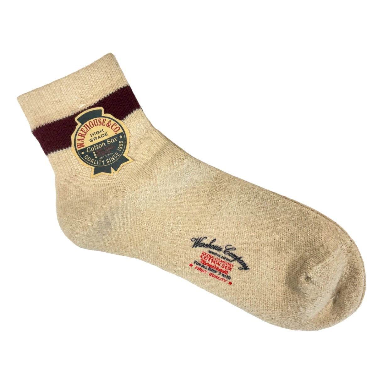 WAREHOUSE Lot 5239 PILE SOCKS (SHORT) パイル ソックス 靴下 ミドル ライン 日本製