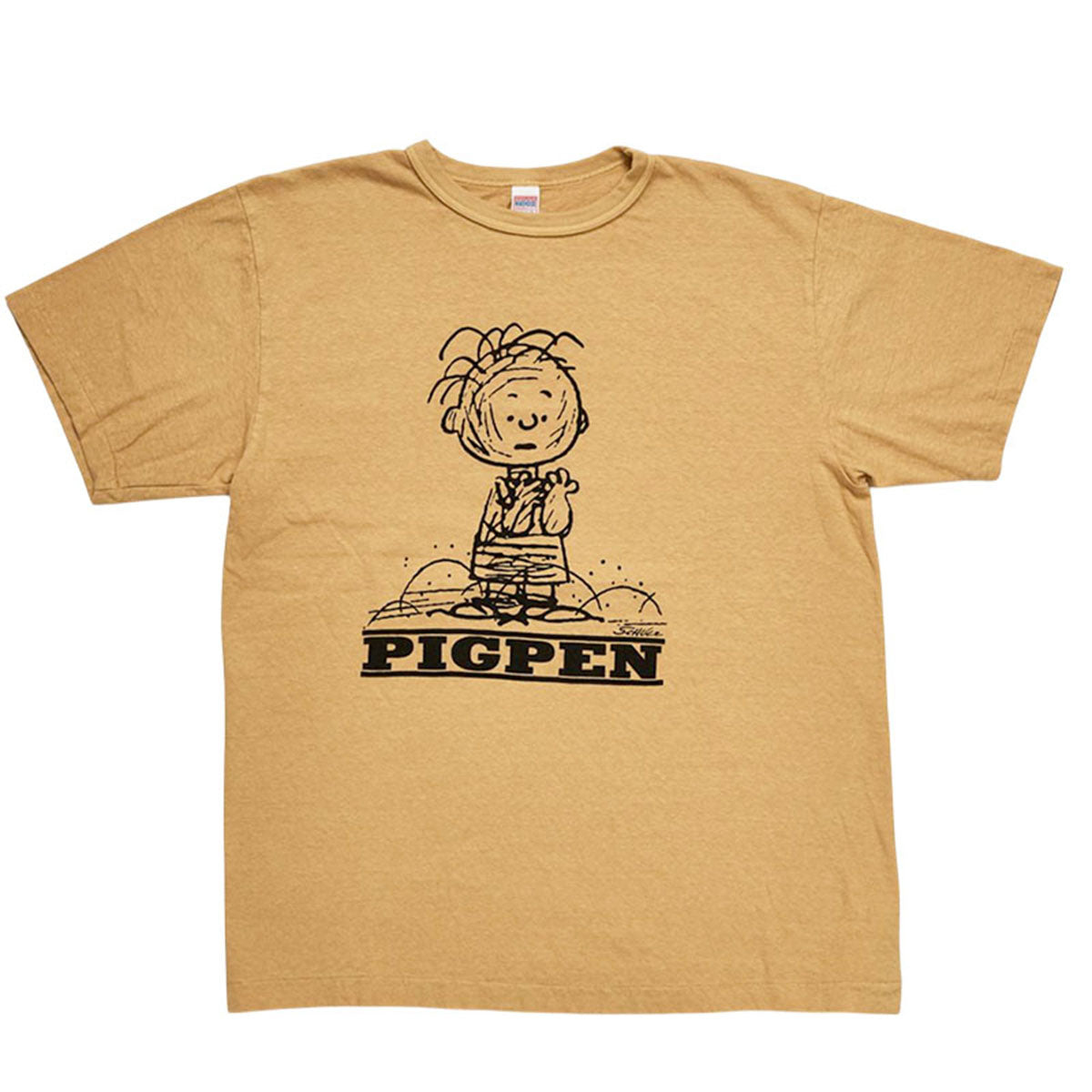 WAREHOUSE ウエアハウス PEANUTS YP126S-5「PIGPEN 」半袖 スヌーピー プリント Tシャツ