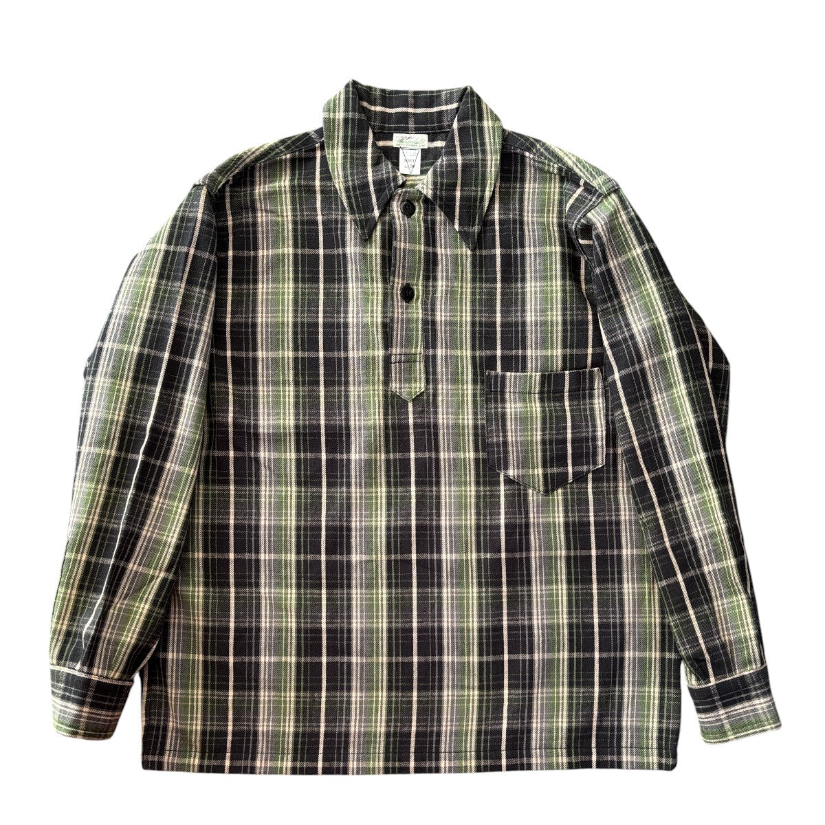 ウエアハウス Lot 3063 1930'S WPA ONE POCKET PULLOVER SHIRTS ネル(チェック)