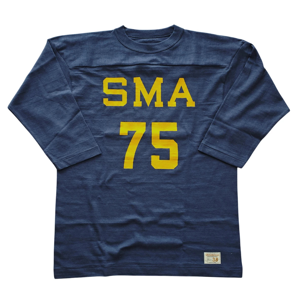 WAREHOUSE Lot 4063 SMA 75 7分袖 フットボール Tシャツ 日本製