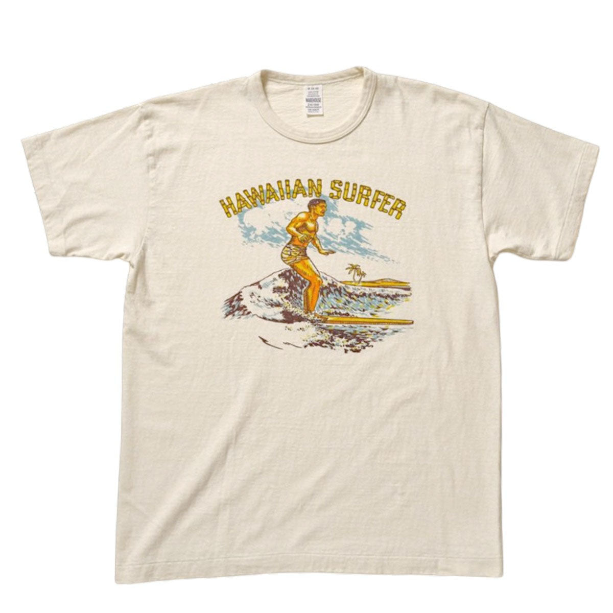 WAREHOUSE ウエアハウス 2ND HAND Lot 4064 HAWAIIAN SURFER ハワイアンサーファー 半袖 Tシャツ