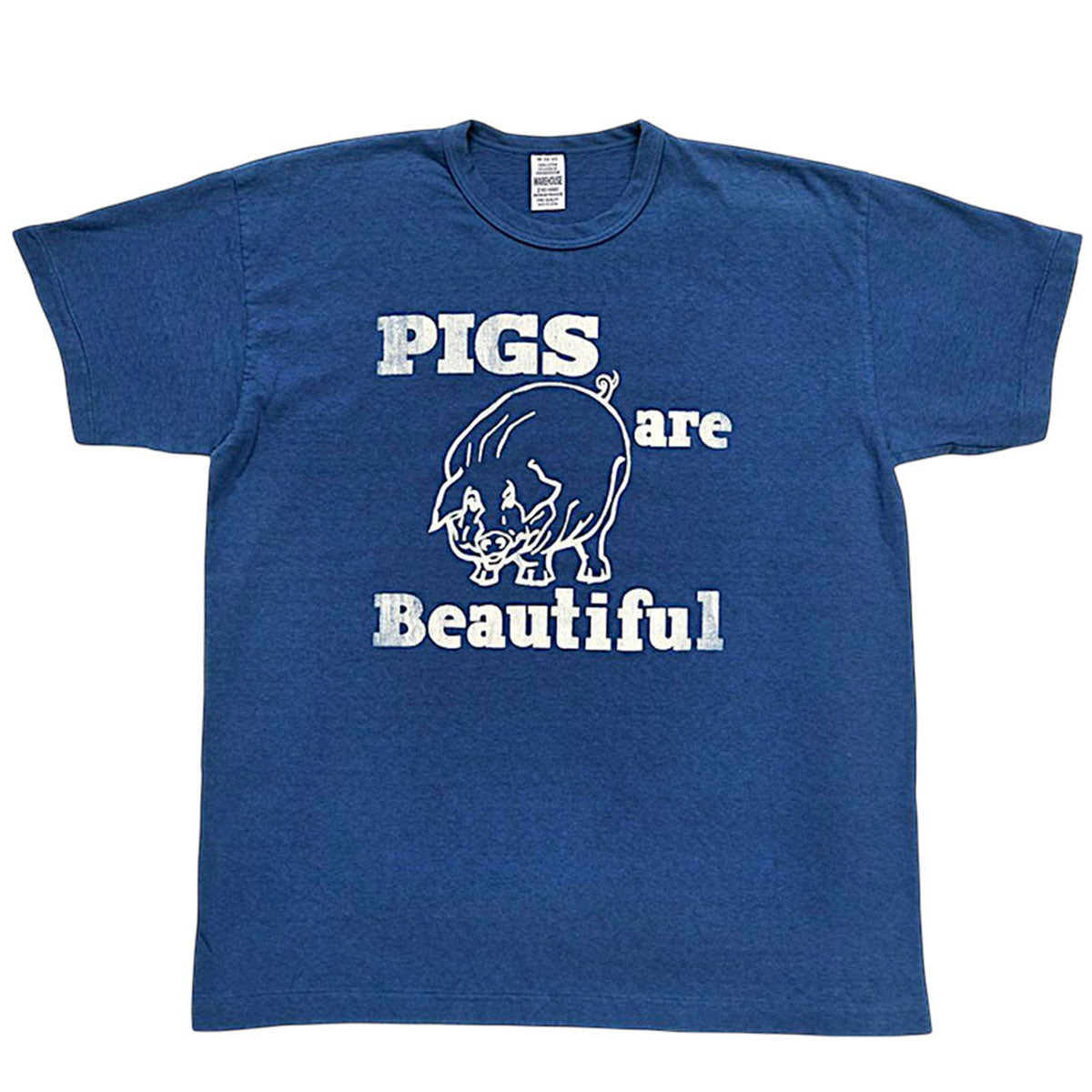 WAREHOUSE ウエアハウス 2ND HAND Lot 4064 PIGS ARE BEAUTIFUL 半袖 Tシャツ