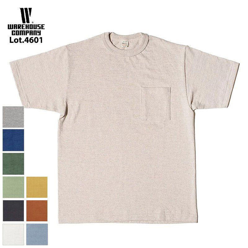 WAREHOUSE ウエアハウス Lot 4601 Tシャツ ポケットT 無地 – SamuraiCraft