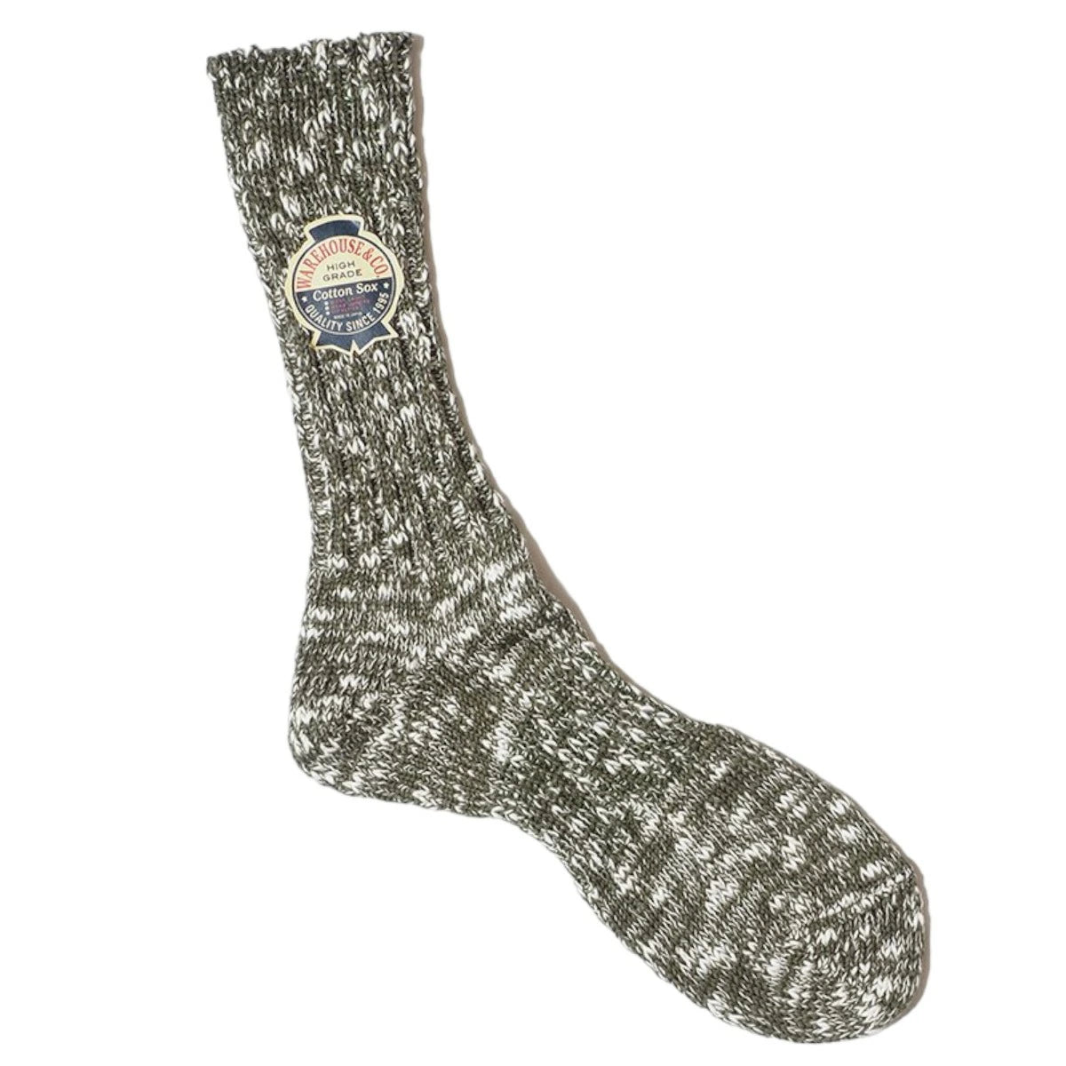 WAREHOUSE Lot 5235 SLUB RIB ZOKKI SOCKS スラブ リブ ゾッキ ソックス 靴下 ミドル ゾッキ編み 日本製