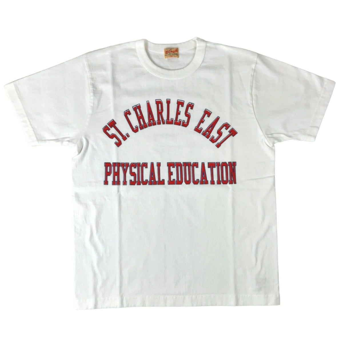 【WHITESVILLE】 ホワイツビル WV79149 カレッジプリント 半袖 Tシャツ PHYSICAL EDUCATION
