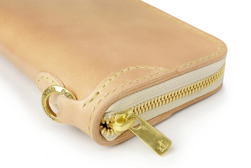 サムライクラフト】 ラウンドファスナー ミドルウォレット タイプ3