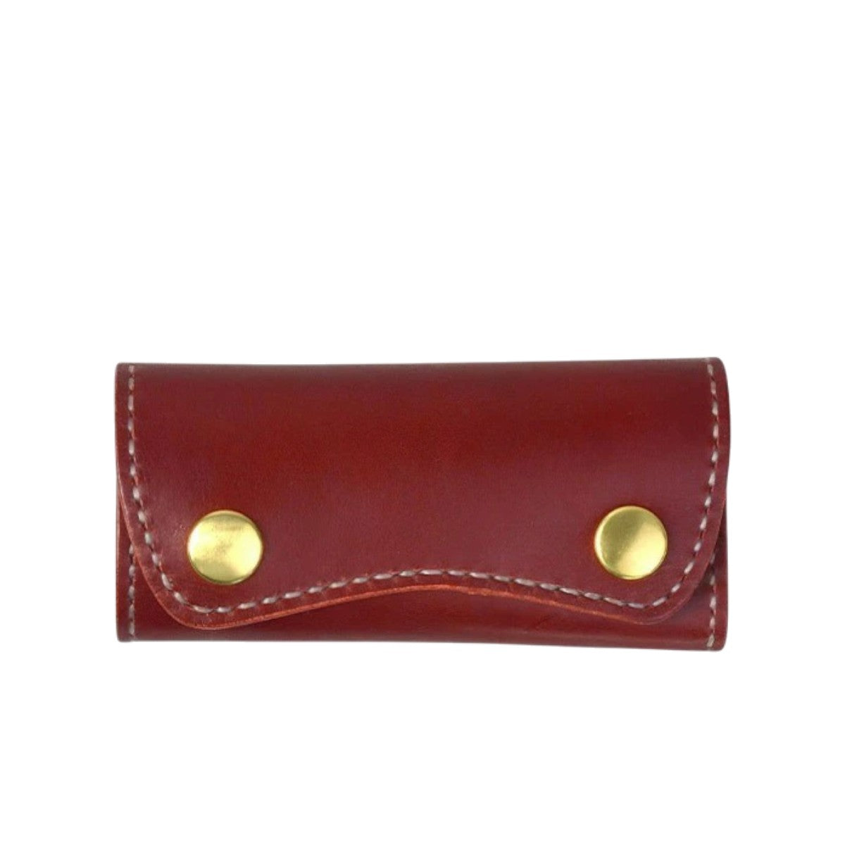 サムライクラフト スマートキーケース 三つ折り 片面オープン・ボタン留めタイプ サドルレザー オイルレザー