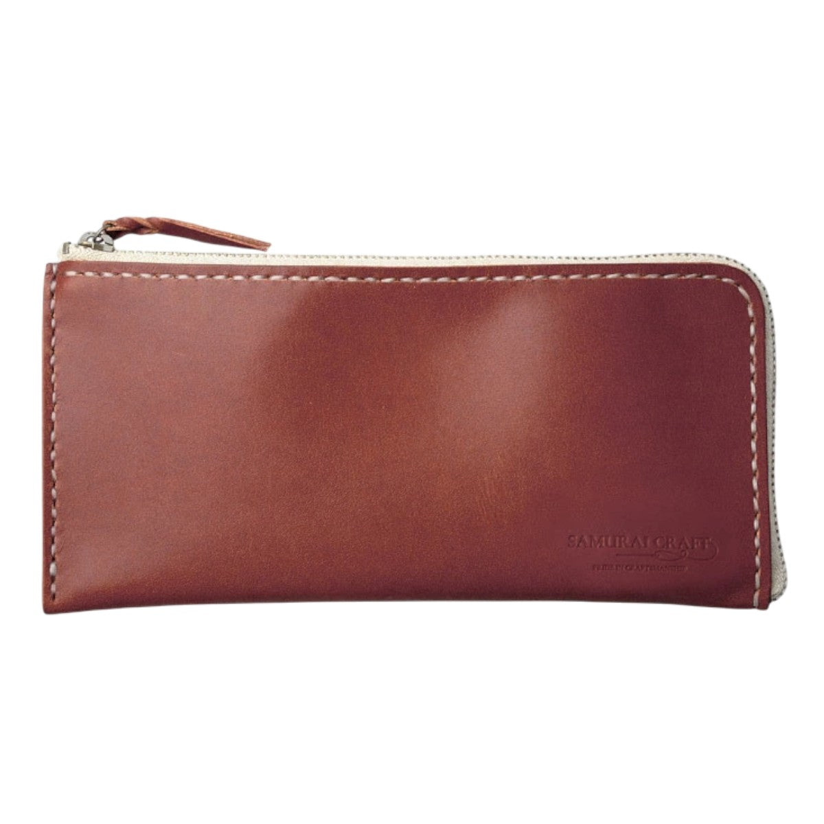 サムライクラフト Lファスナー ロングウォレット サドルレザー オイルレザー