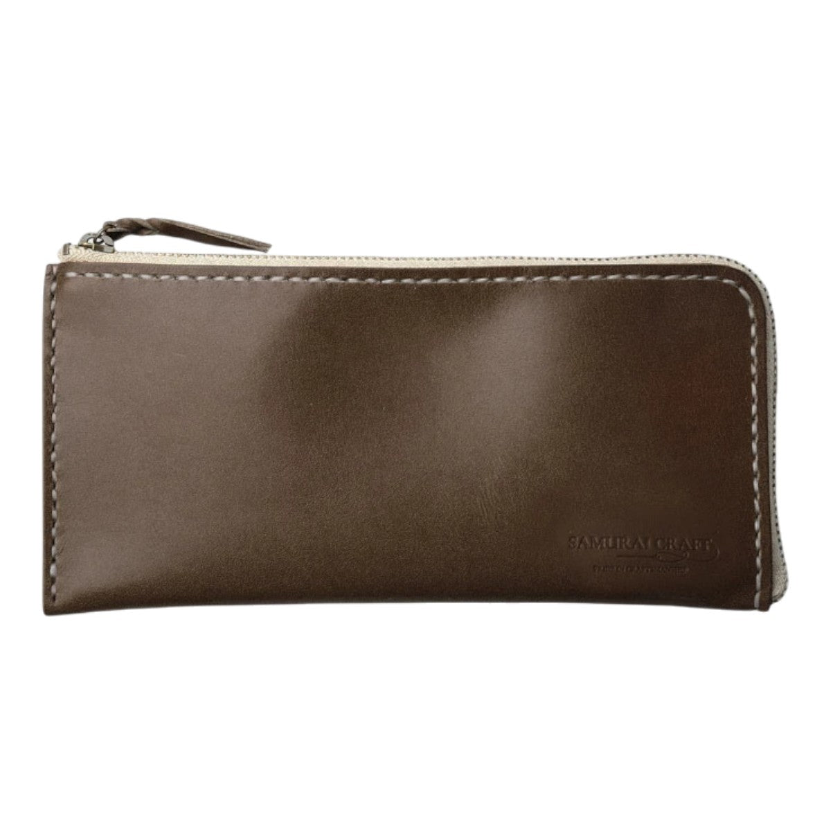 サムライクラフト Lファスナー ロングウォレット サドルレザー オイルレザー