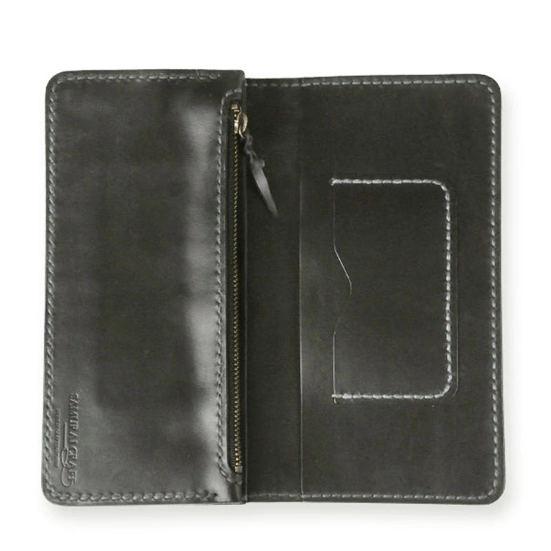 サムライクラフト ロングウォレット A-1 フラップレス クロムエクセルレザー