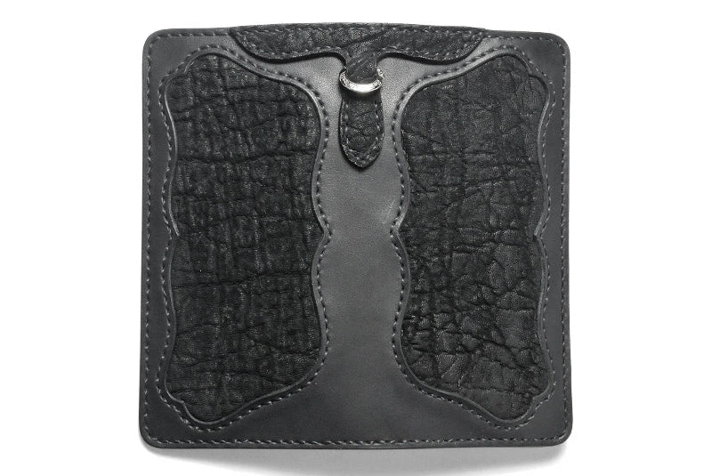 サムライクラフト ロングウォレット A-1 フラップレス 補強あり エレファントレザー インレイ