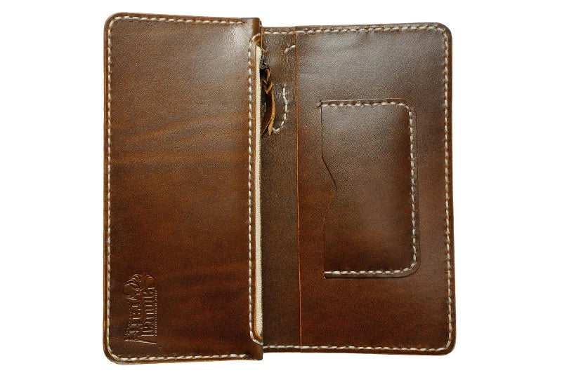 サムライクラフト ロングウォレット A-1 フラップレス 補強あり ルガトショルダー